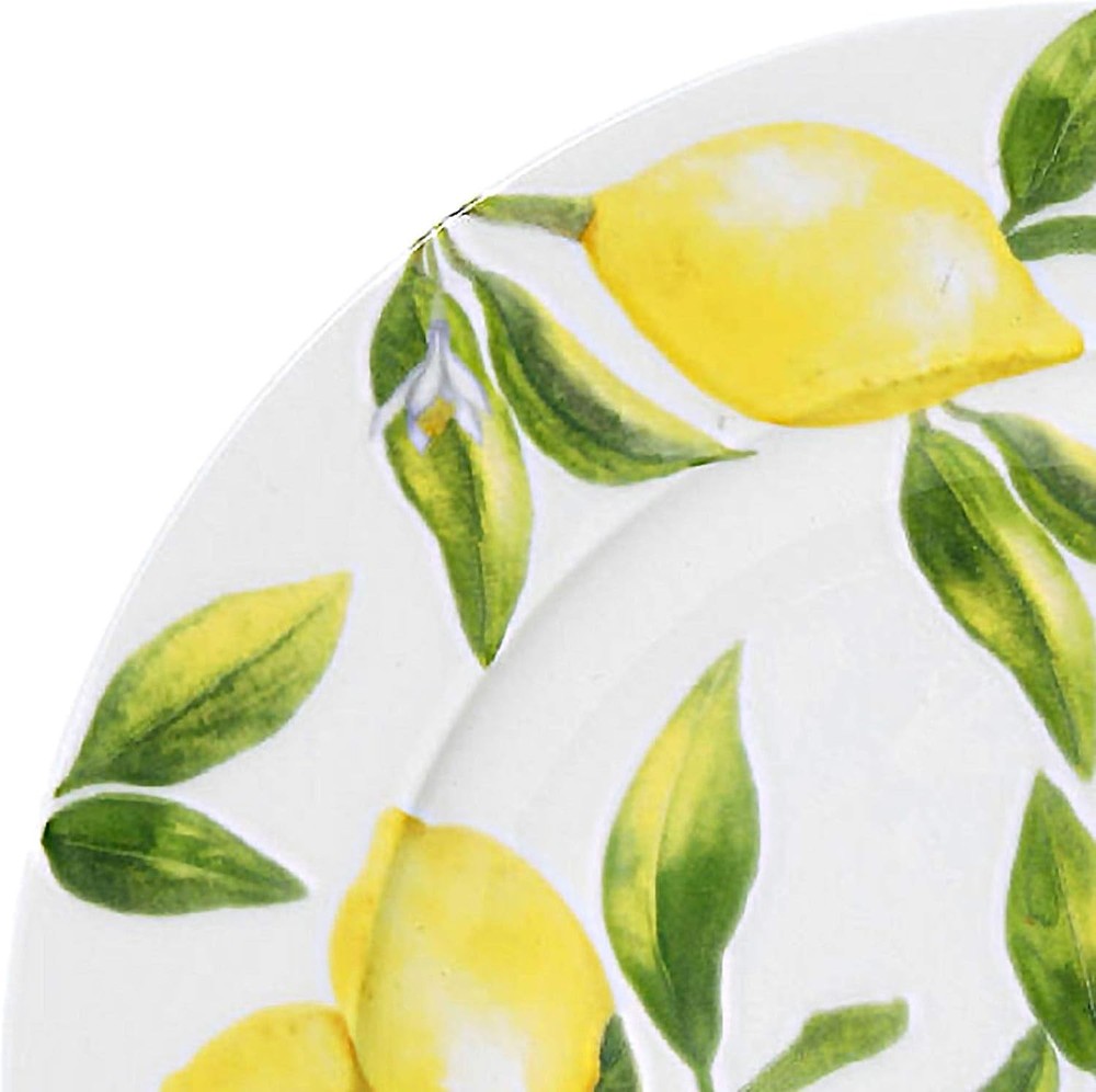 Lemons 16-Piece Dinnerware Set Service For 4 Multicolor