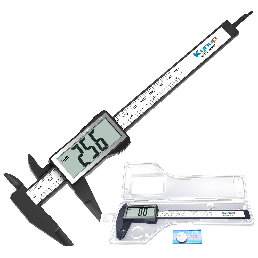 Caliper Measuring Tool, Digital Caliper Outside Micrometer Large Screen,6Inch