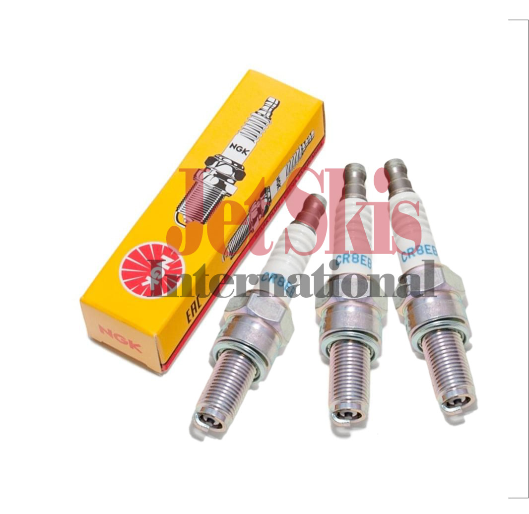 Sea Doo NGK CR8EB Spark Plugs SET OF 3 SPARK 60/90/HO 2-Up 3-Up Trixx ALL