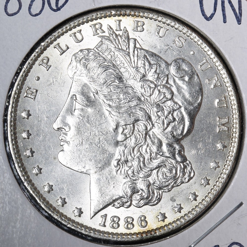 1886 Morgan Silver Dollar UNC *UNCIRCULATED* MS E255 JNC