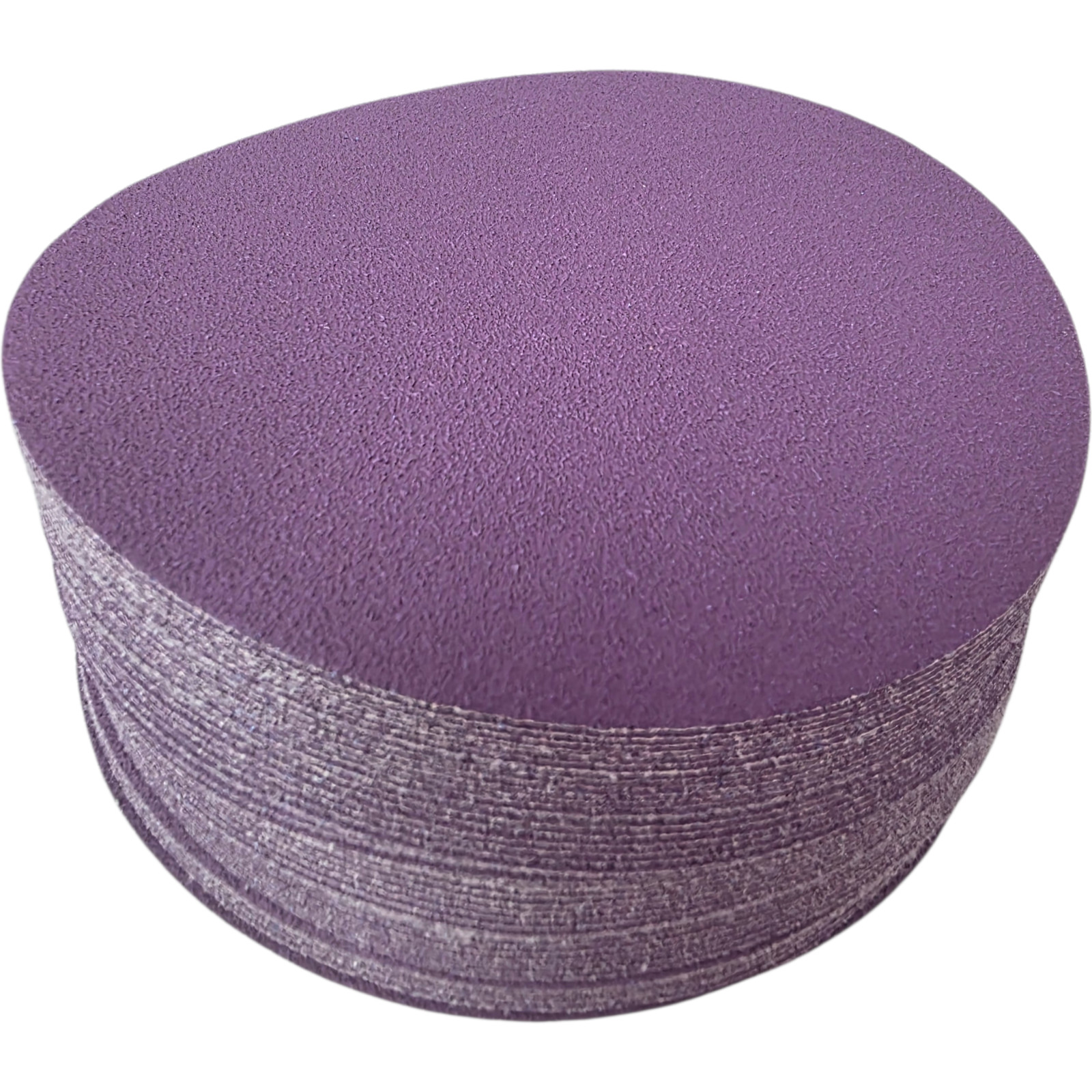 6 Inch Ceramic Hook & Loop Sandpaper Discs, No Holes, 50pcs Box, P40 to P800