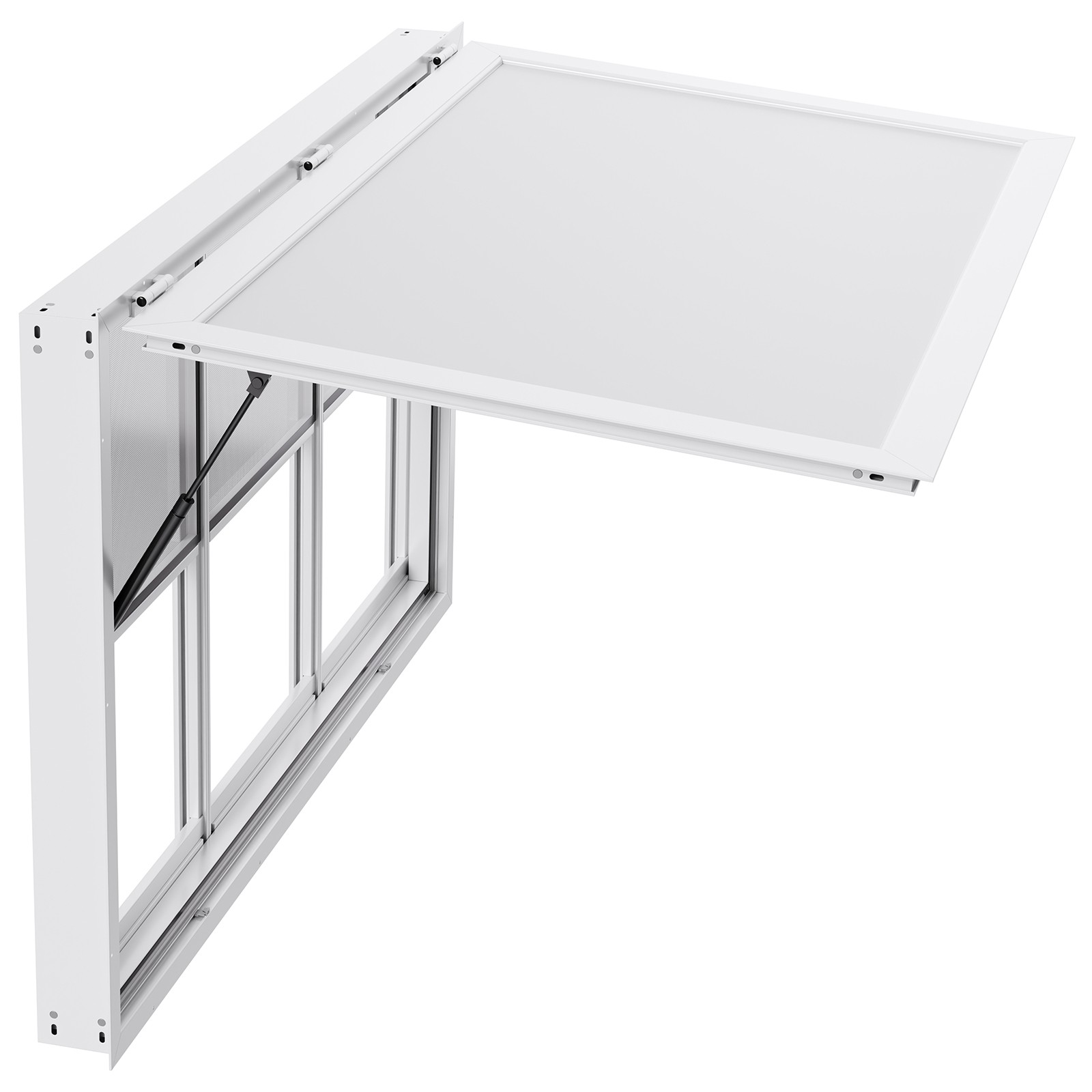 VEVOR 60x36in Concession Stand Serving Window Food Truck Service Awning Aluminum