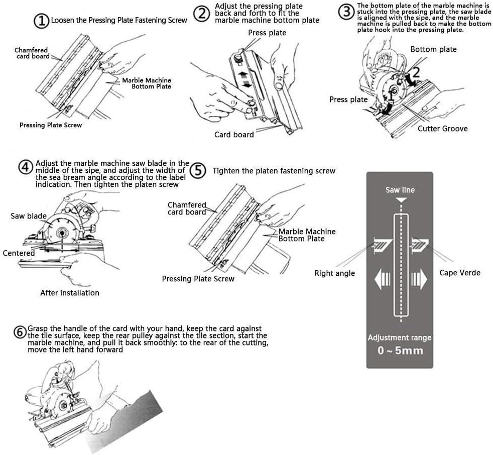 45 Degree Angle Cutting Tool Aluminum Ceramic Marble Cutting Helper Guide Cut...