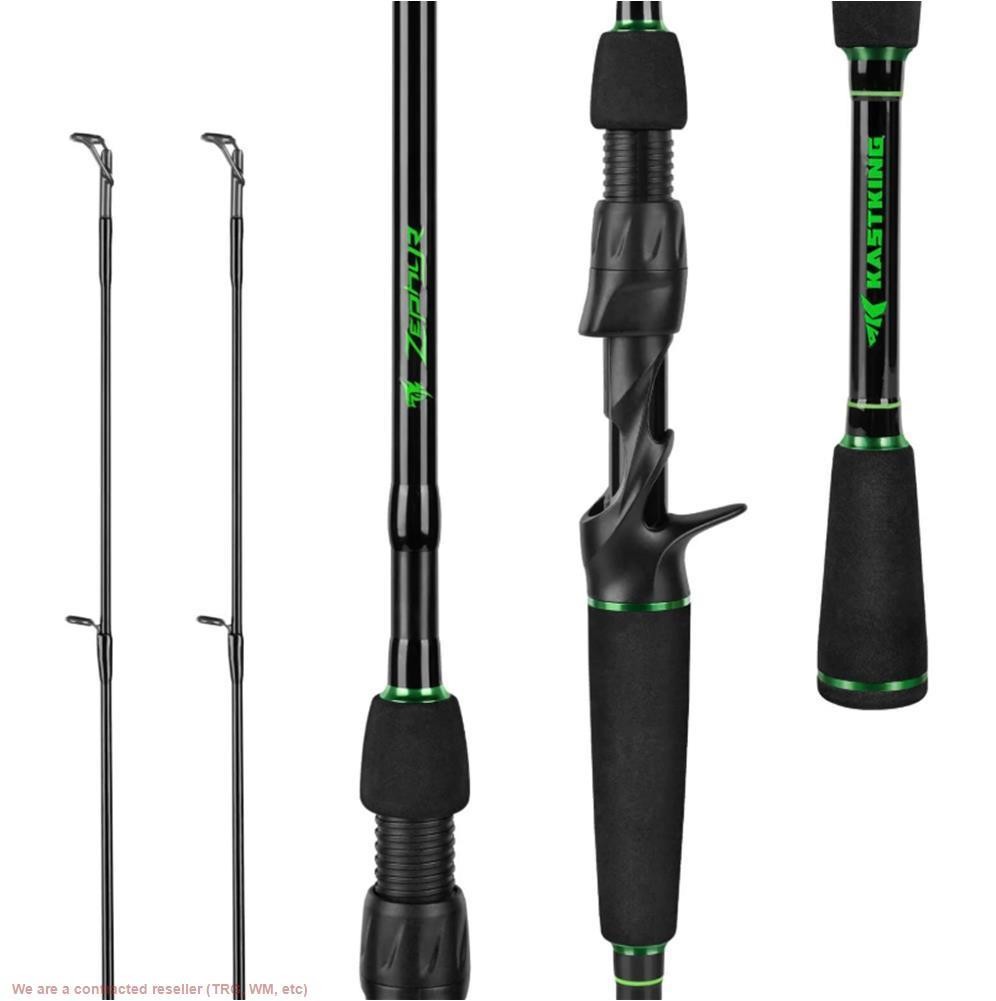 KastKing Zephyr Dual Tip Casting Rod KRDCSTZP-74MHH2BK