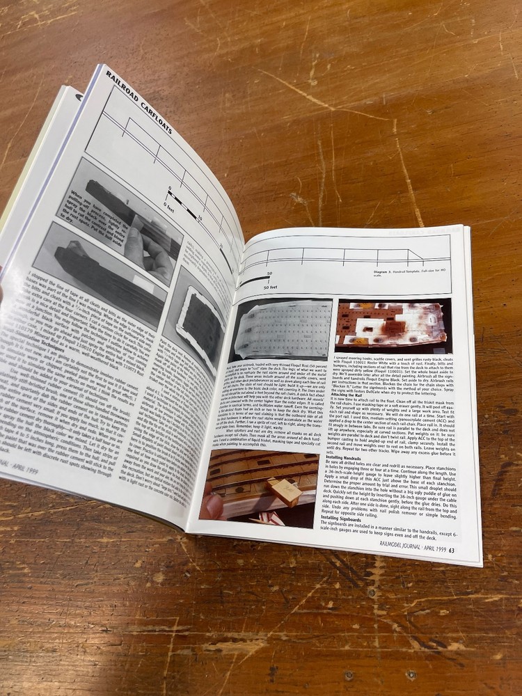 Railmodel Journal ~ April 1999 ~ Volume 10, No. 11 ~ Modeling from the Prototype