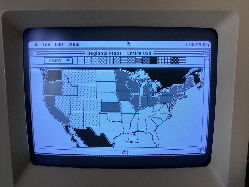 Vintage Macintosh Mac Program MAC USA 1.4MB Floppy Disk SE FDHD, SE/30, Classic!