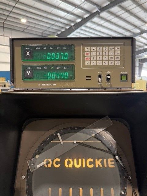 MITUTOYO #PH-350 14” Optical Comparator Bench Type & Stand #7292