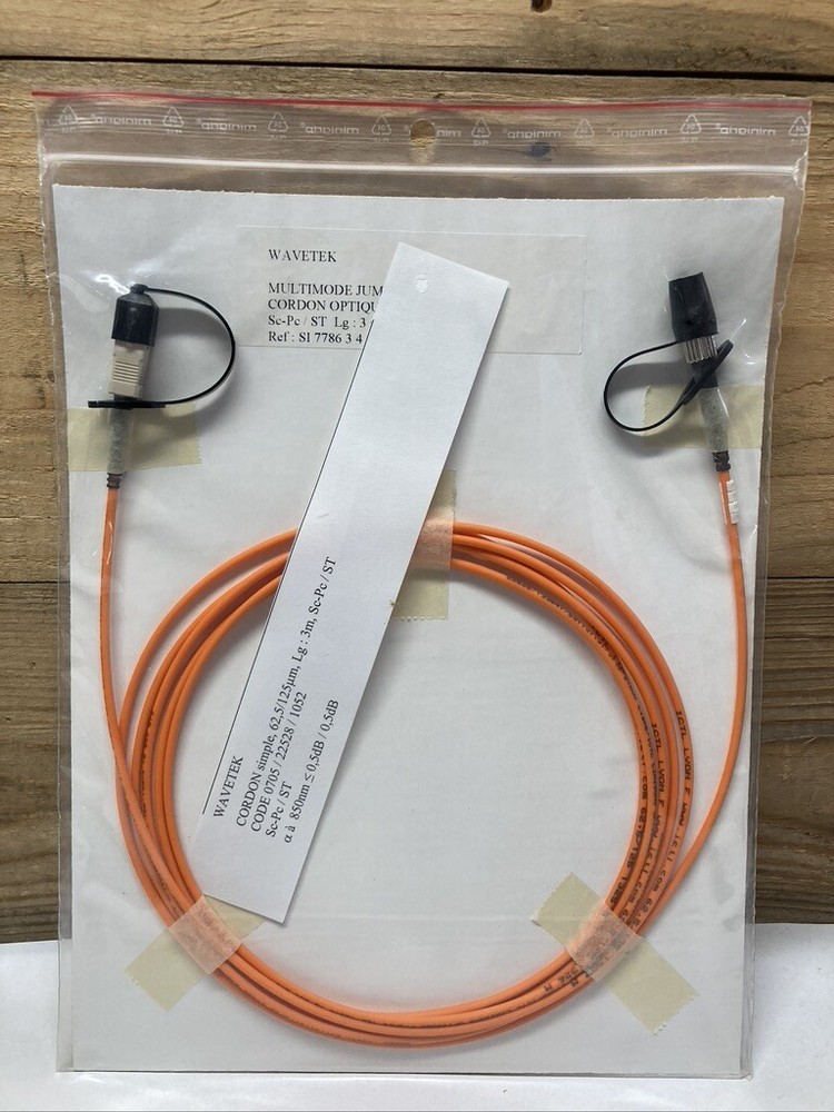 Cordon Optique Multimode Jumper Assembly SI/ 7786 Wavetek