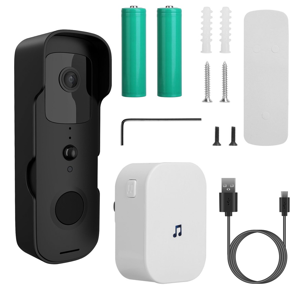 Wireless WiFi Smart Doorbell Intercom Video Camera Door Chime Security