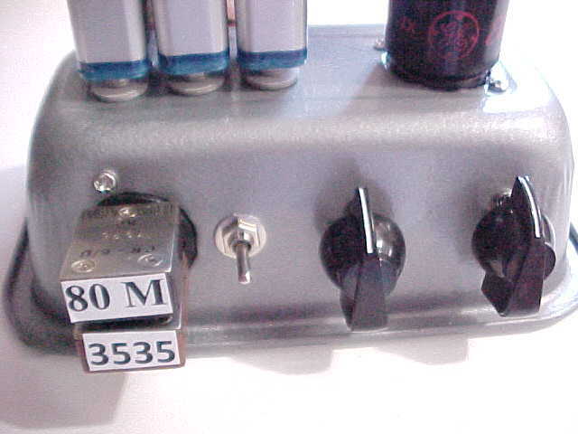 80/40/30/20 METER CW QRP BATTERY POWERED HAM RADIO TRANSMITTER (W/CRYSTALS)