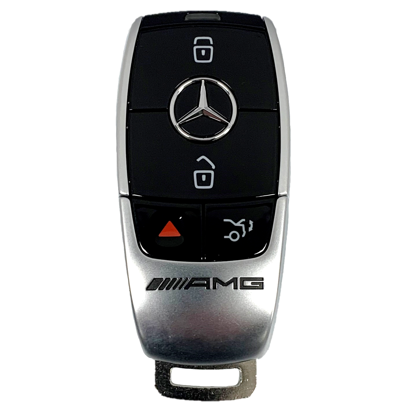 OEM Mercedes Benz AMG Keyless Remote + UNCUT Key IYZ-MS2 (glossy) AMG (SHP4)