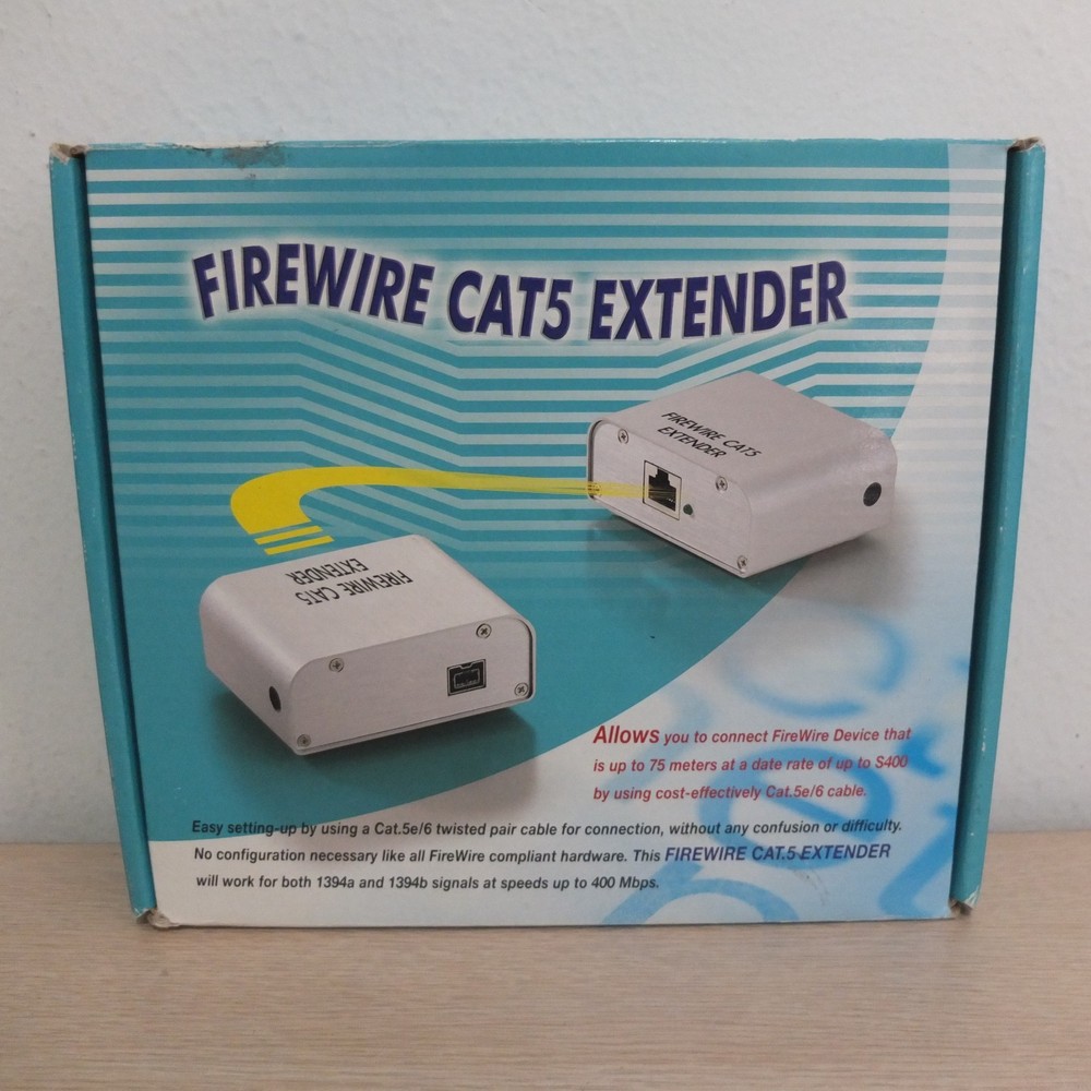 New FireWire CAT5 Extender CAT 5