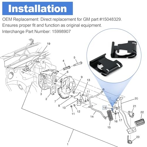 2 Pack- Brake Pedal Push Rod Retainers 15048329 Compatible with Select
