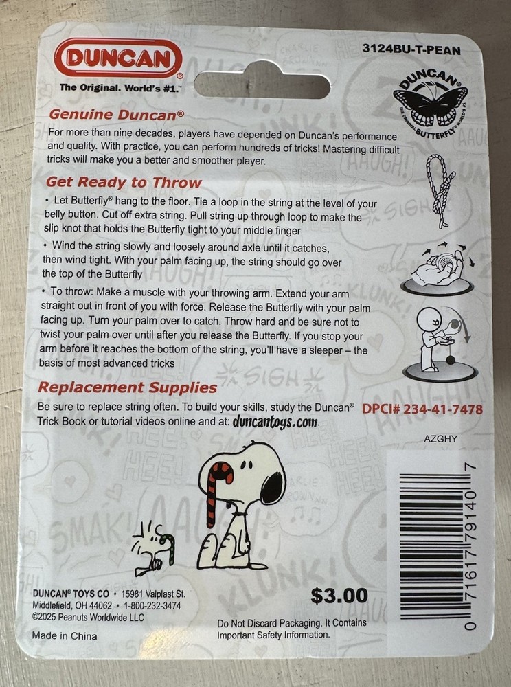 Peanuts Yoyo Snoopy New ￼