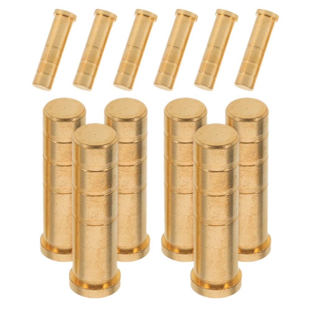 12 Pcs Arrow Connection Seat Inserts Points Screw Archery Brass Connector