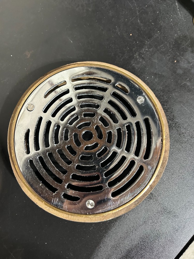 FLOOR DRAIN CHROME PLATED BRONZE