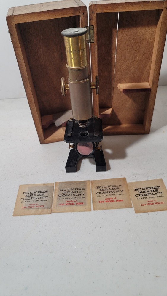 Antique Brass Student Microscope