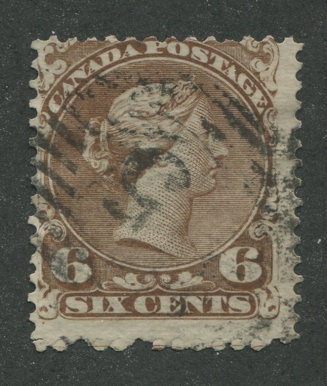 CANADA #27 USED NUMERAL CANCEL "5"