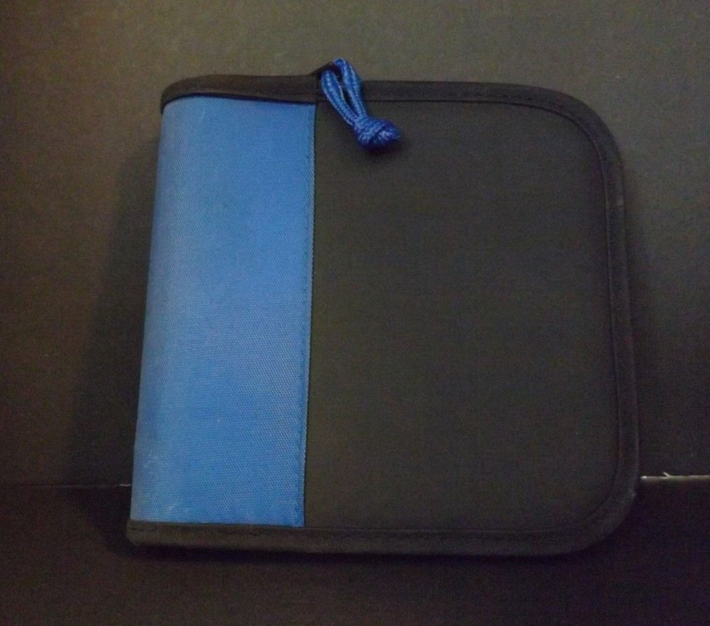 CD Carry Case in Blue and Black