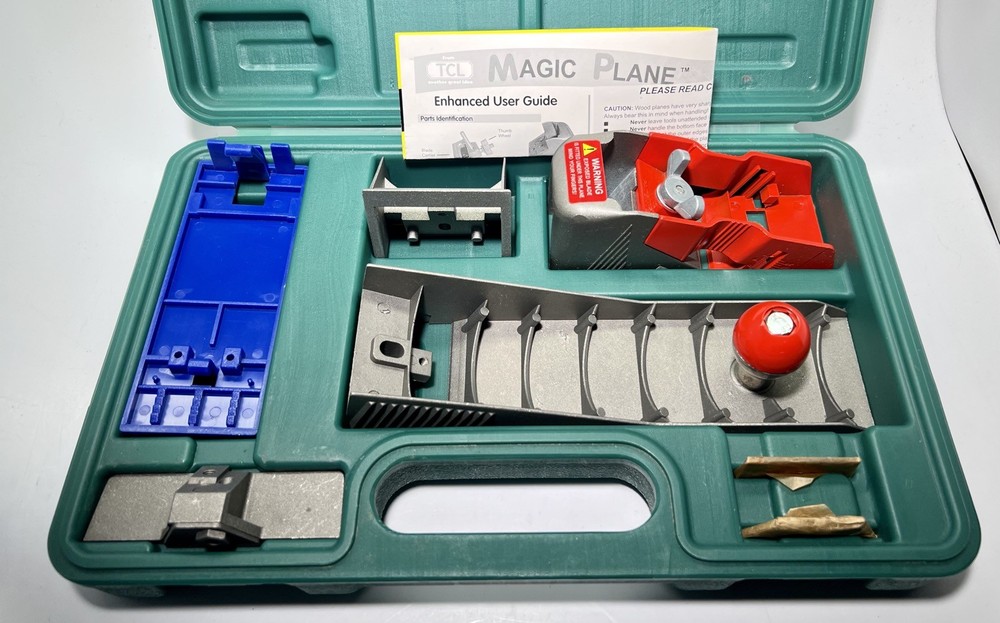TLC Magic Plane Set with Case for Woodworking