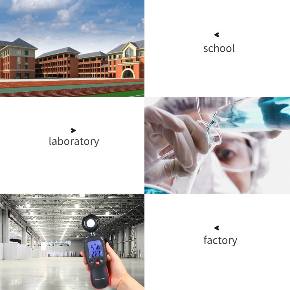 Digital Meter LCD Display Handheld Illuminometer Mini Luminometer XFYR