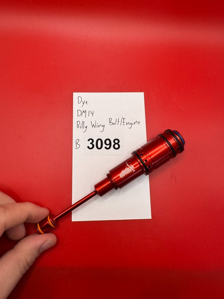 Dye DM 14 Billy Wing Bolt/Engine Red