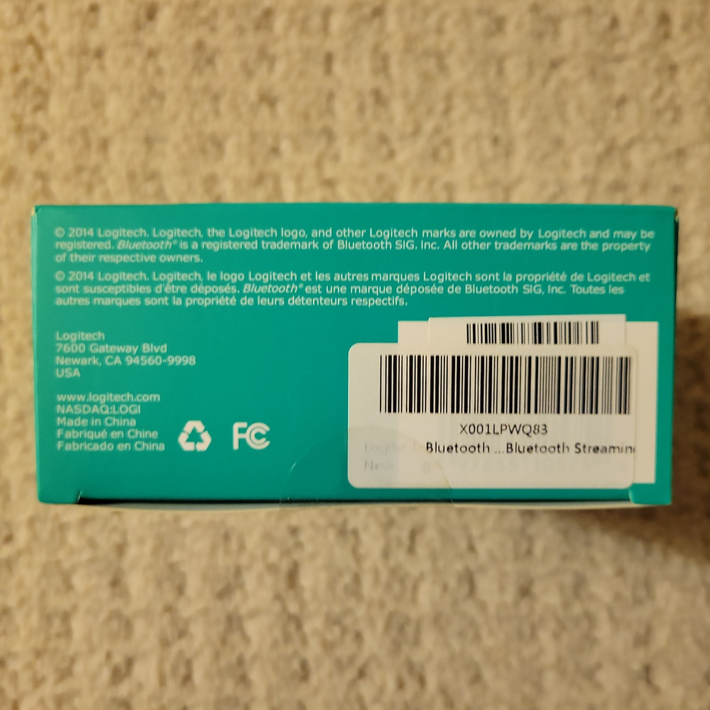 Logitech Bluetooth Audio Adapter Receiver for Wireless Streaming 980-000910