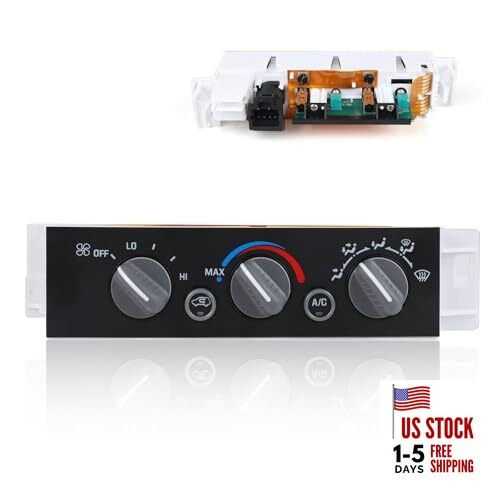 599-007 AC Heater Climate Control Switch Panel Module Without Rear Window