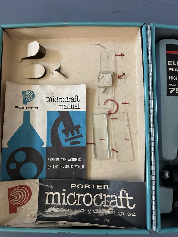 Porter Microcraft Microscope Lab 264 From 1960s