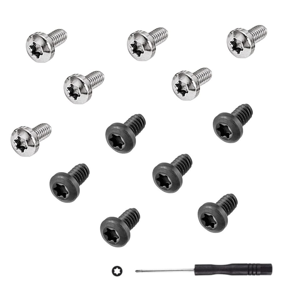 Studio Pro Headband Screws Replacement for Beats 3, 4mm, Silver+black
