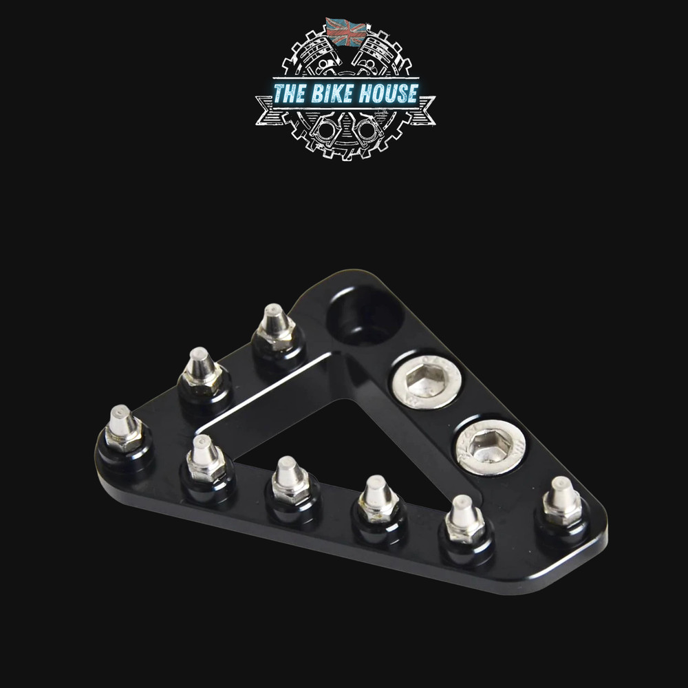 OVERSIZED ANODISED BLACK REAR BRAKE PEDAL TIP