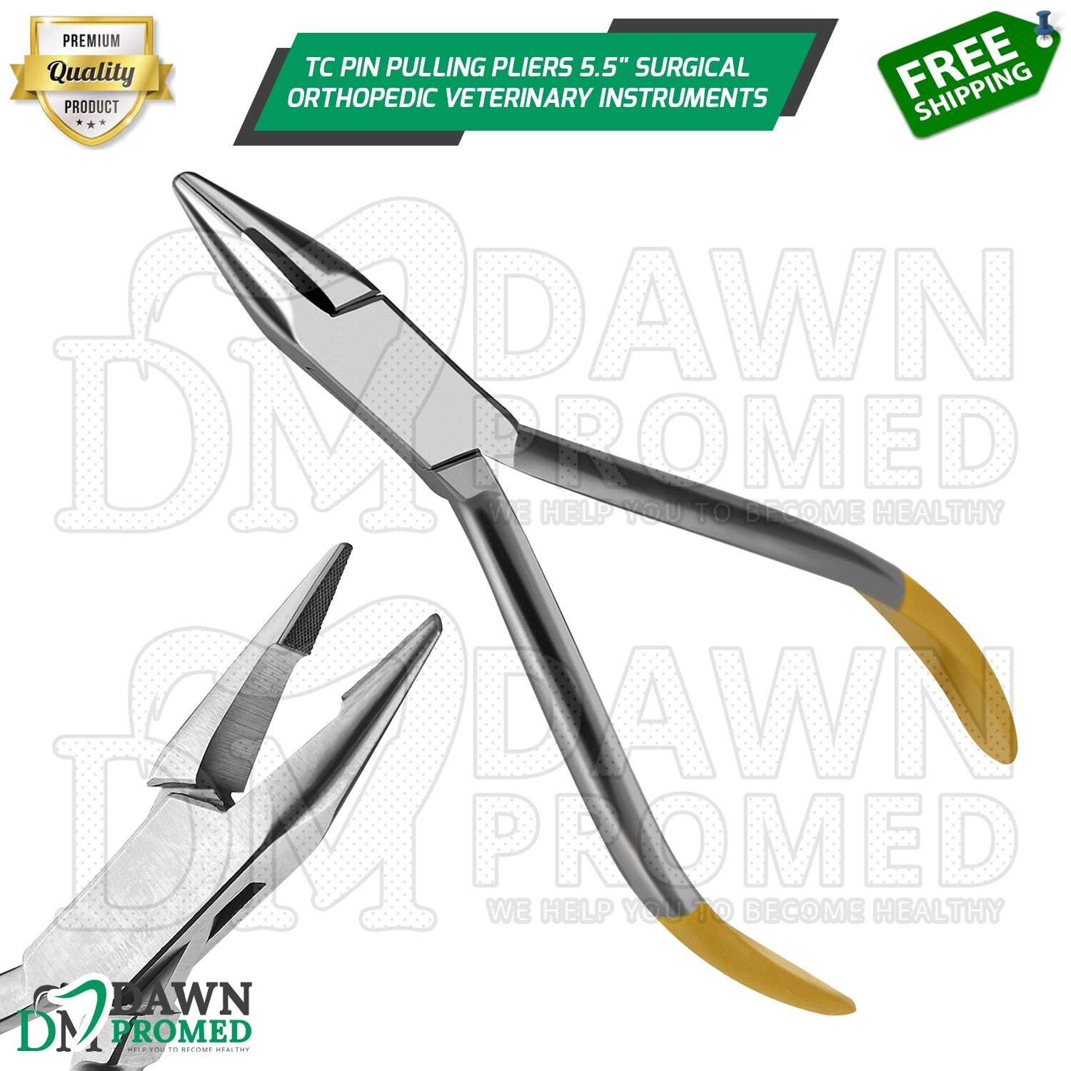 TC Pin Pulling Pliers 5.5" Surgical Orthopedic Veterinary Instruments German Gr