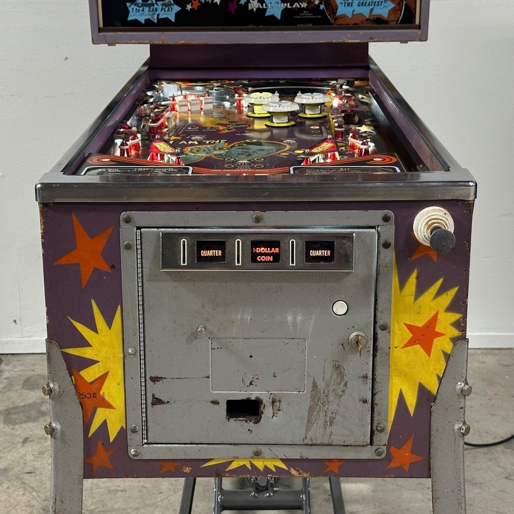 Muhammad Ali Pinball Machine (Stern Electronics, 1980)