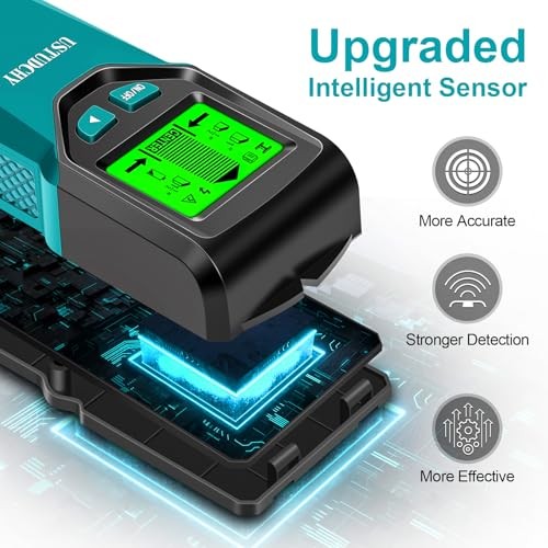 Stud Finder - 5 in 1 Electronic Stud Finder Wall Scanner, Stud Peacock Blue