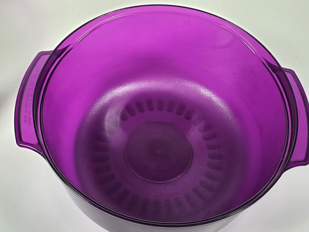 TUPPERWARE Purple Microwave Cooker Steamer 5 Pc Set
