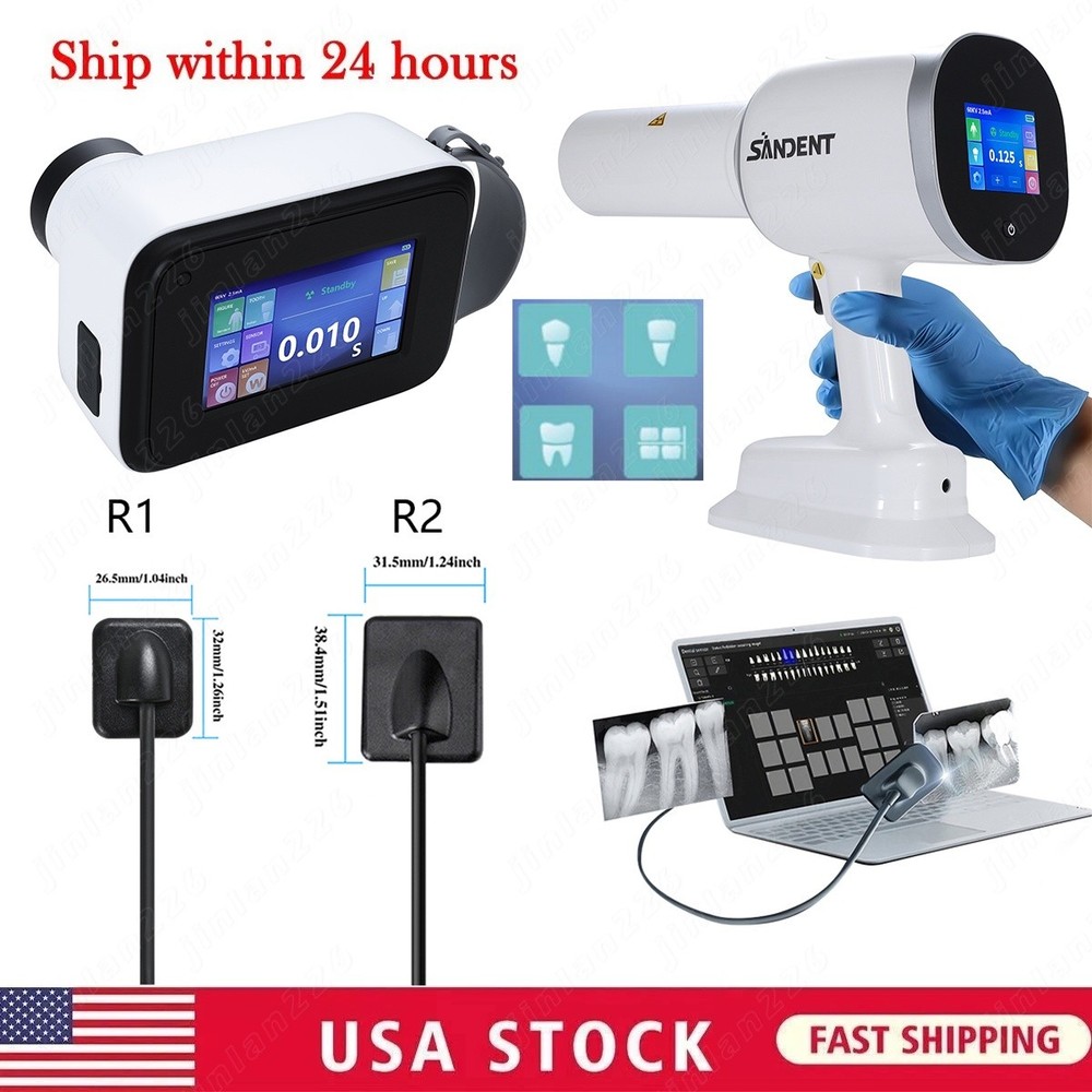 Dental Mobile Unit System Ray Digital Machine with Shield/Digital Rayos Sensor