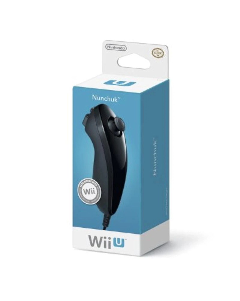 Nintendo OEM Nunchuk Controller Black For Wii / Wii U Remote