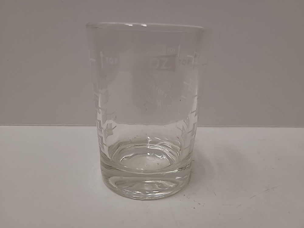 Antique Profesional 4 Oz Measuring Glass