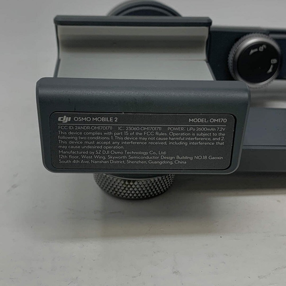 DJI Osmo Mobile 2 Gimbal OM170