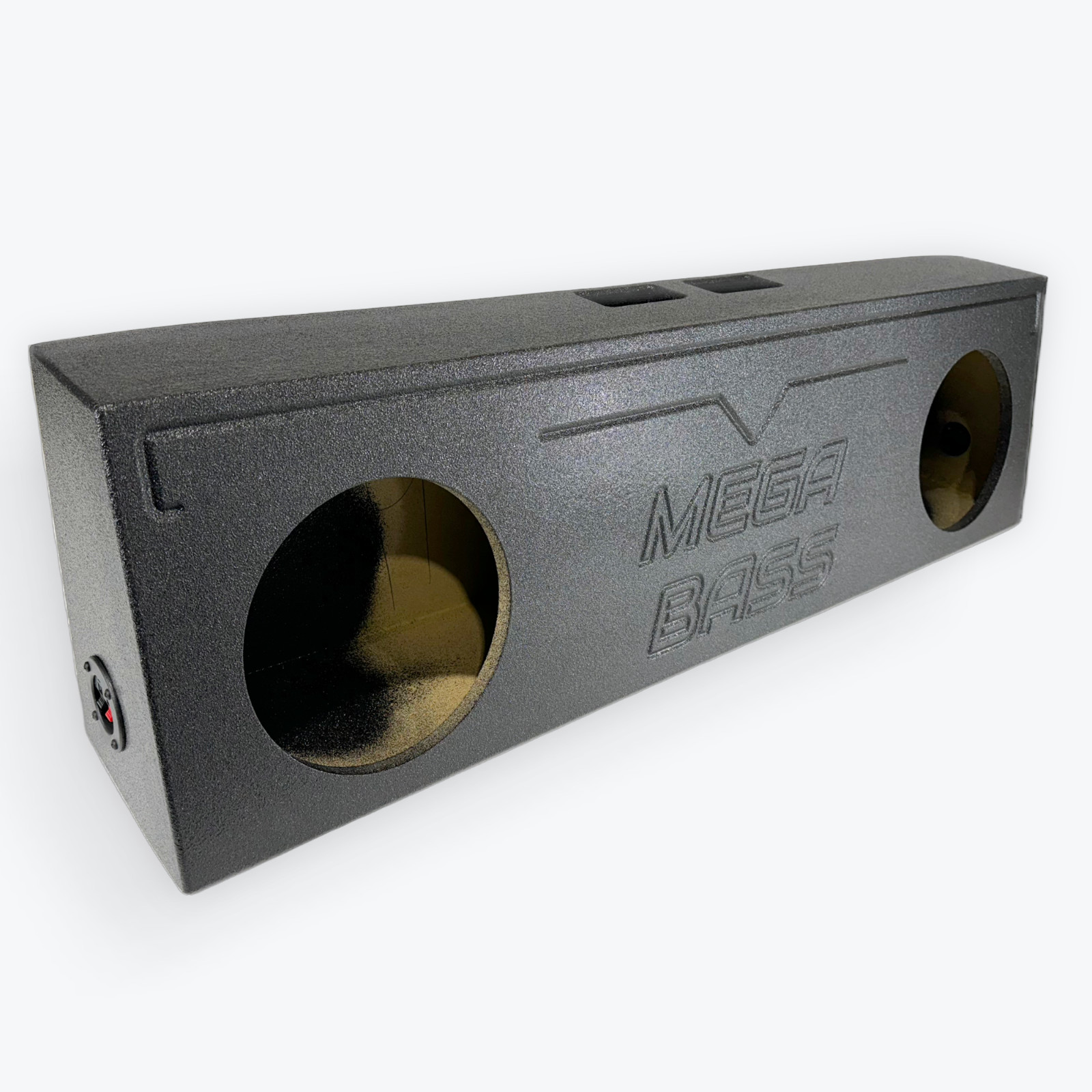 Universal Single Cab Truck Subwoofer Enclosure Box Dual 10 Ported Ford Chevy GMC