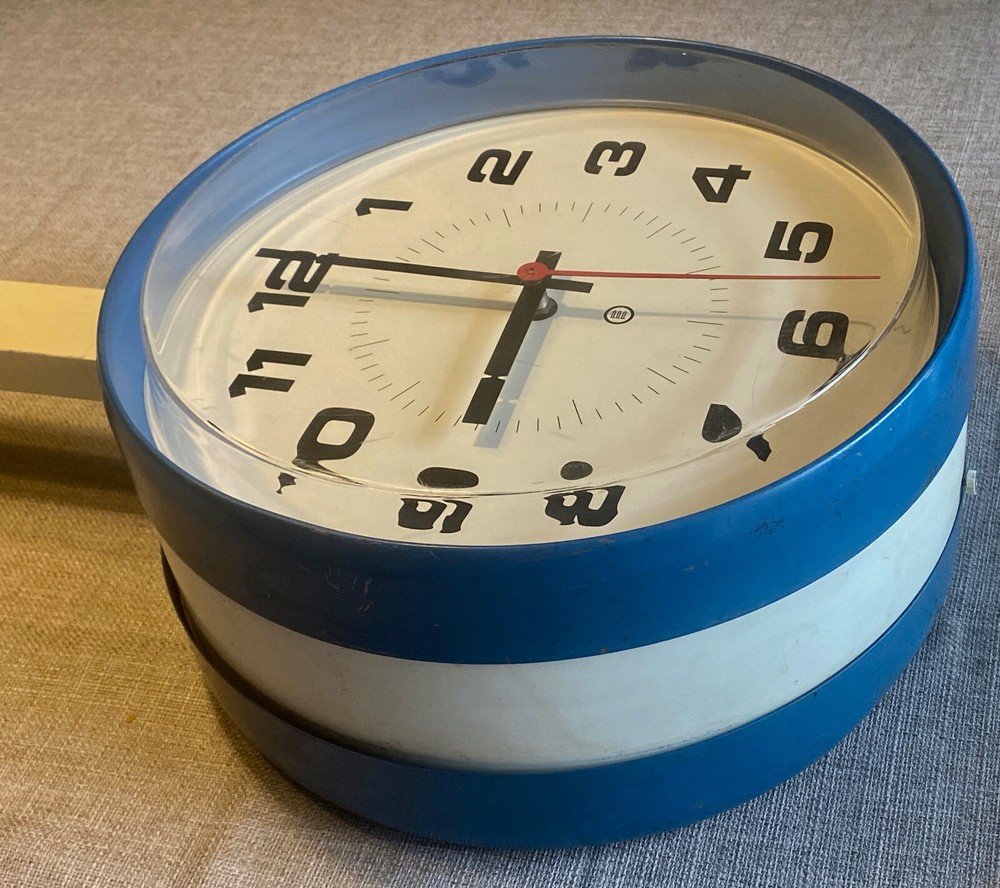 MCM Peter Pepper Products Retro Hanging Double Side Pendant Clock