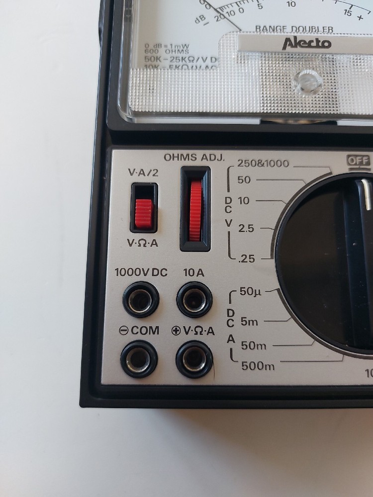 alecto model TM-500 universal meter 50,000 ohm BOXED