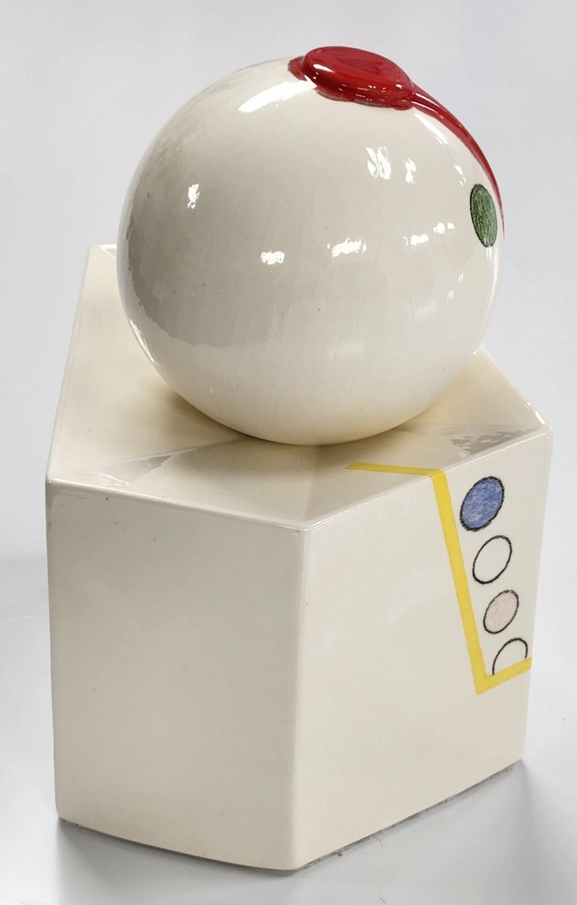 Handmade/Fired Ceramic Art Deco Contemporary Artwork
