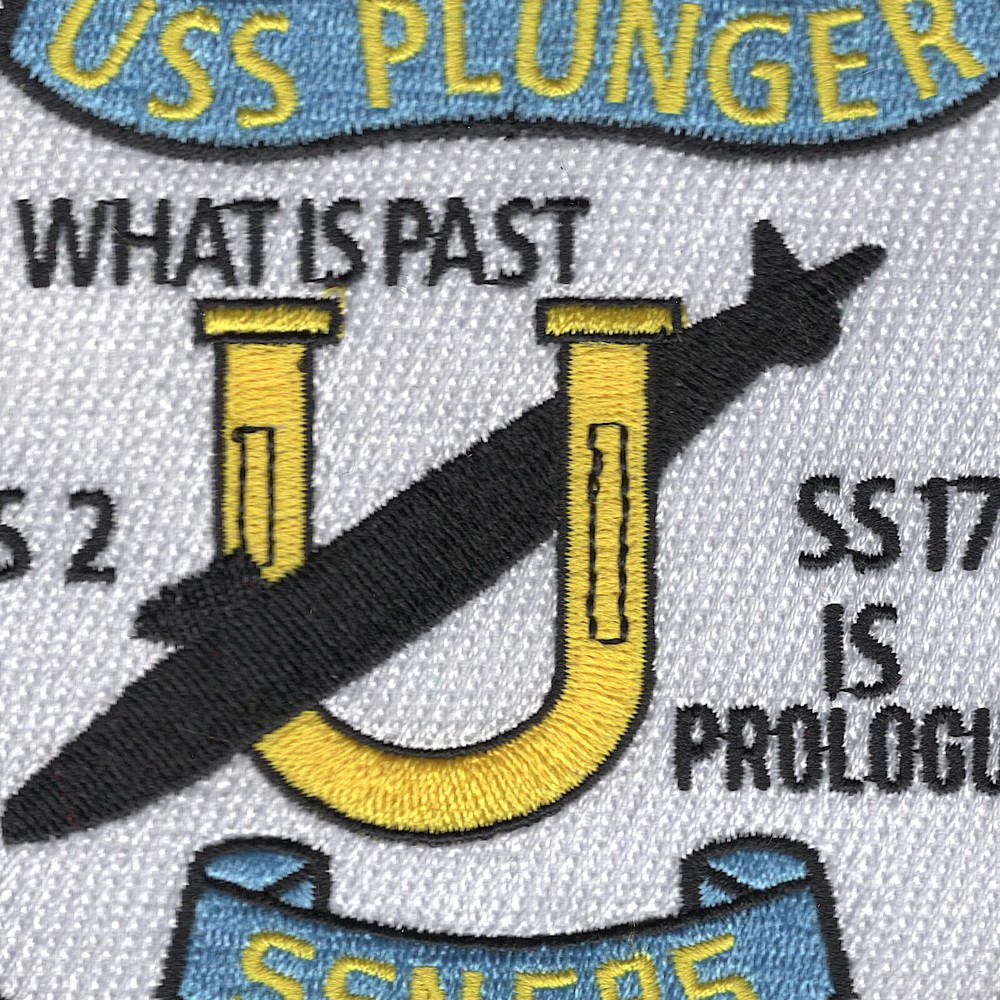 SSN-595 USS Plunger Patch - Version B