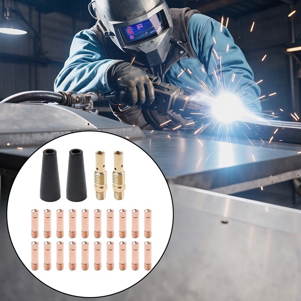 Complete For MIG Welding Nozzle Kit 24PCS with Tips for Multiple Models