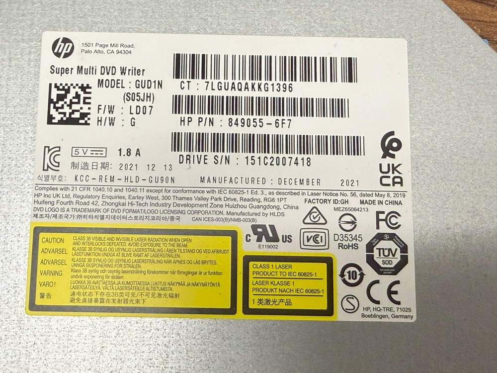 HP 849055-6F7 Super Multi DVD Writer