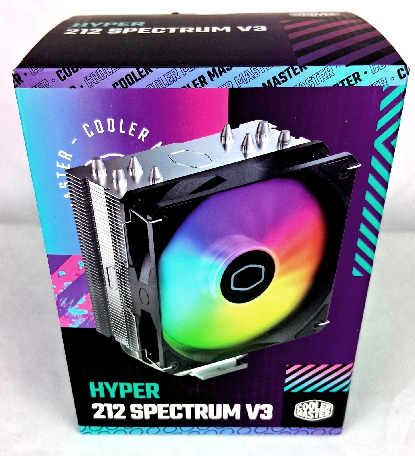 Cooler Master Hyper 212 Spectrum V3 CPU Cooler - 120mm Fan - Unused
