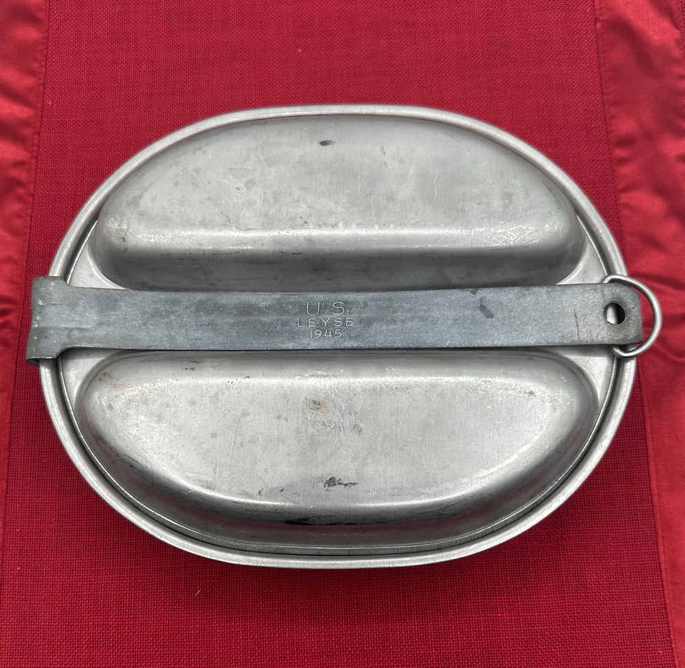WWII US Army 1945 Leyse Can Mess Kit~Camping Backpacking