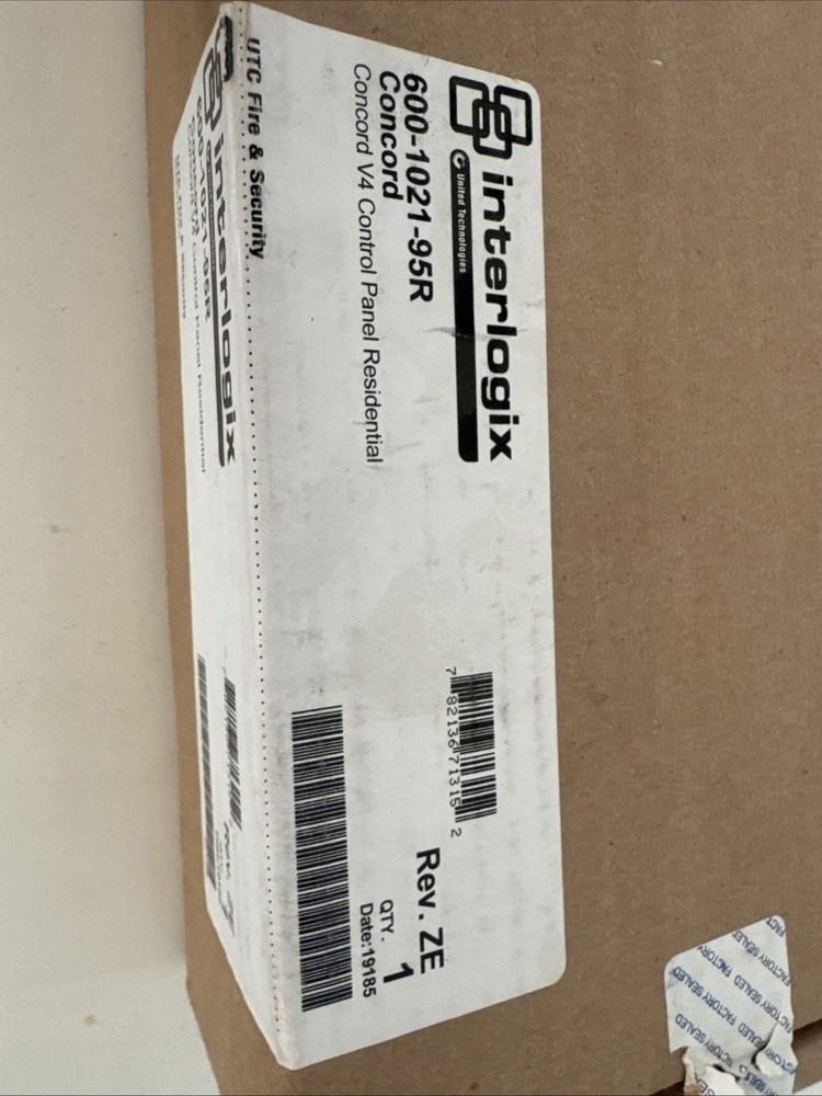 Interlogix GE Security UTC Concord 4 Control Panel Residential