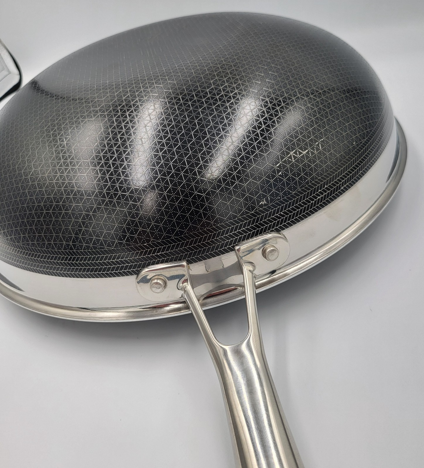 HexClad 12" WOK 12-Inch Hybrid Nonstick Pan - NO Lid - Used Good Condition